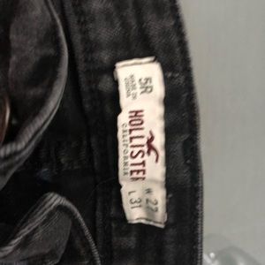 Black Hollister jean shorts